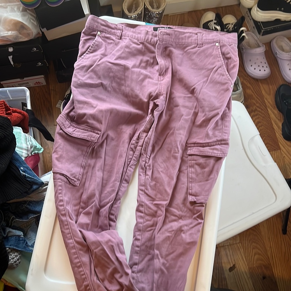 Purple rue 21 cargo pants